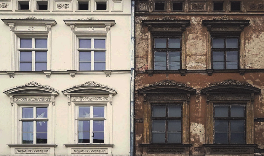 Поради з вибору фарб для реставрації фасадів