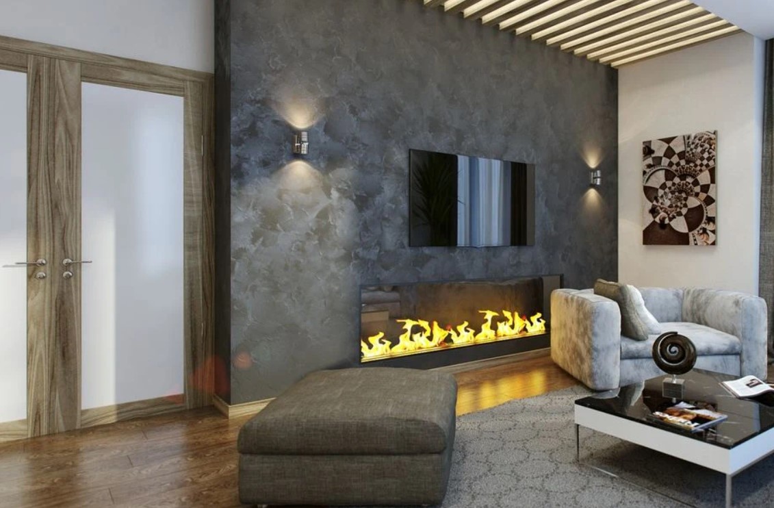 Вітальня в стилі хай-тек