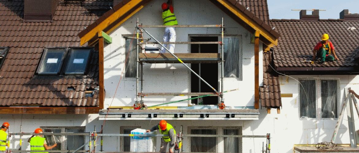 Стан фасаду перед зимою