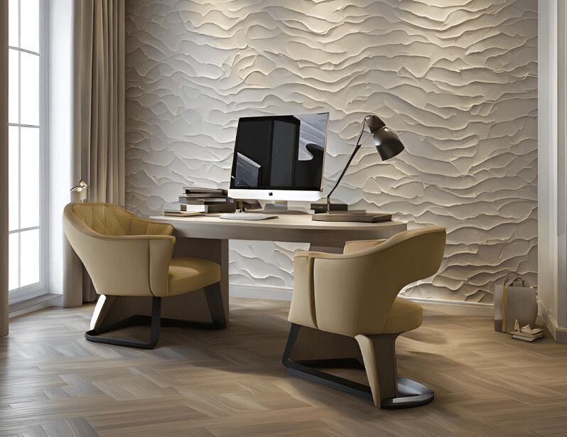 Використання декоративної штукатурки в офісних приміщеннях